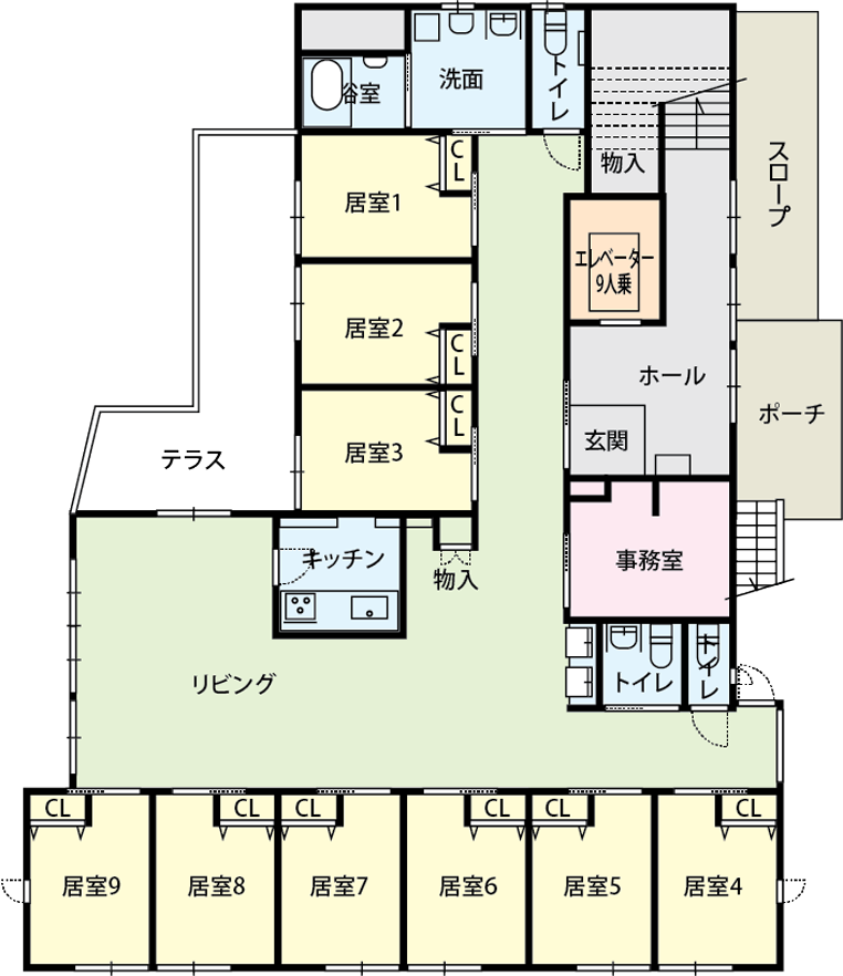 1F間取り図