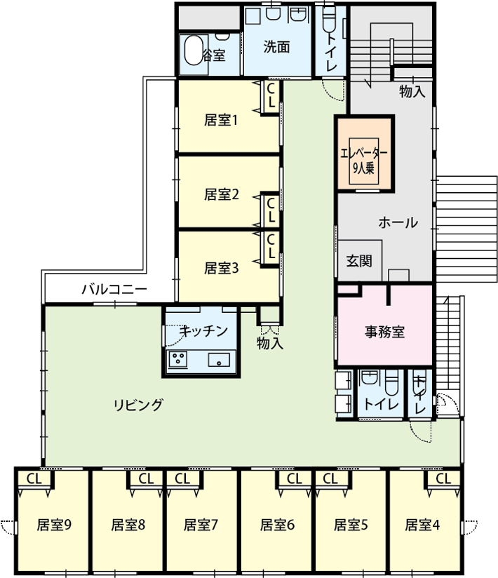 2F間取り図