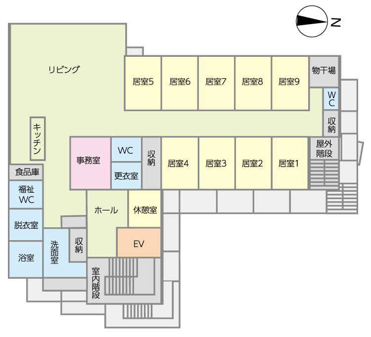 2・3F間取り図