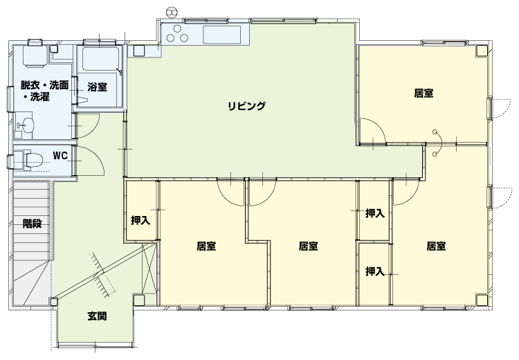 1F間取り図