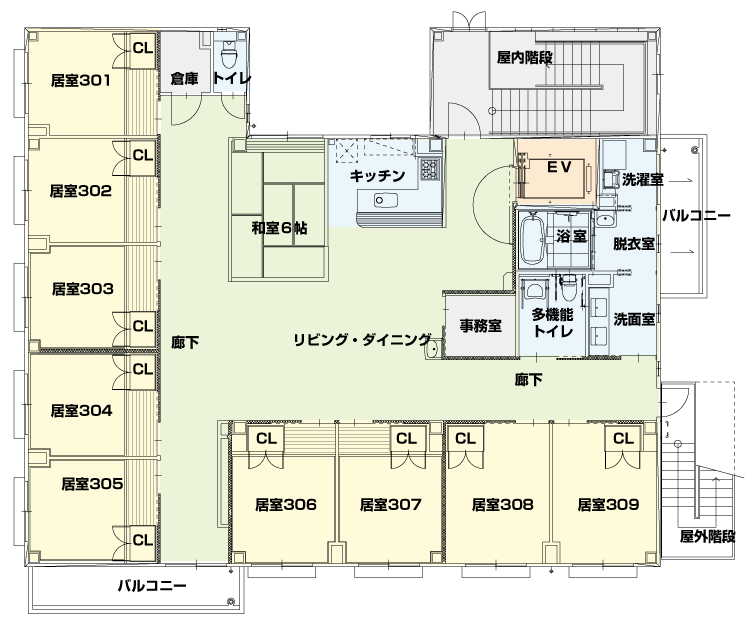 3F間取り図