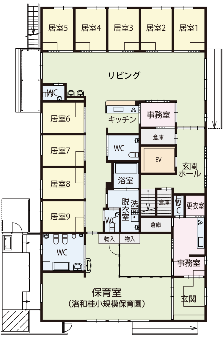 1F間取り図