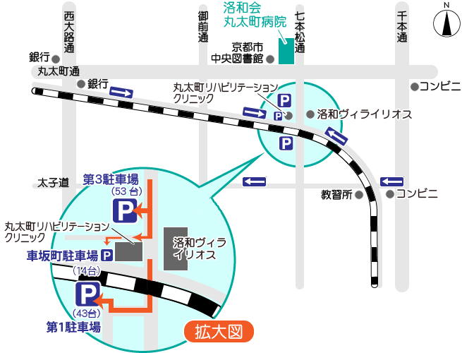 駐車場周辺地図