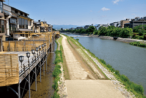 鴨川の川床