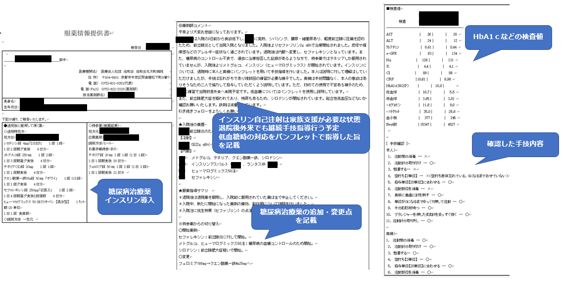 服薬情報提供書（ポリファーマシー症例）