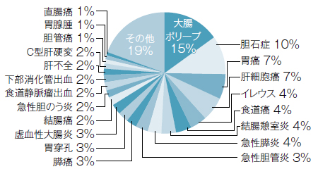 2013年消化器内科・消化器内視鏡センターデータ