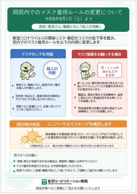 マスク着用ルール