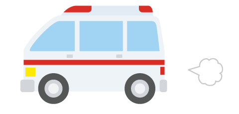 救急車のイラスト