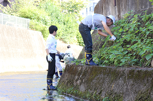 四ノ宮川清掃活動