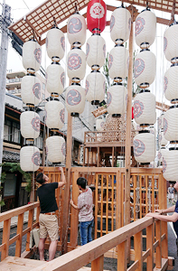 祇園祭 木賊山（とくさやま）・太子山協力