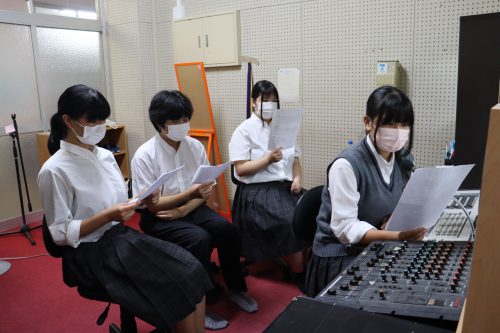 京都府立東稜高等学校 放送部の生徒さんとコラボ